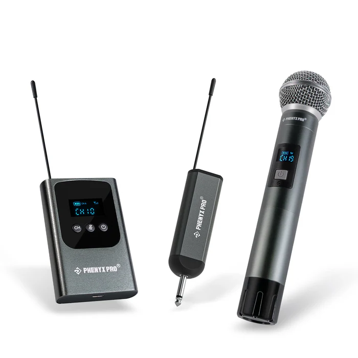 PDP-2-1H1B | Dual Digital Portable Wireless Microphone System