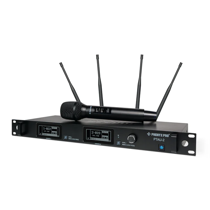PTAU-2 | Dual-Channel Advanced True Diversity Wireless Dynamic Mic System - Image 3