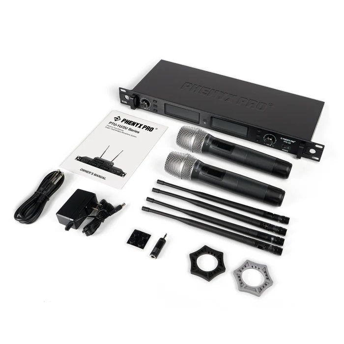 PTU-2U-2H | True Diversity Dual Wireless Microphone System - Image 2