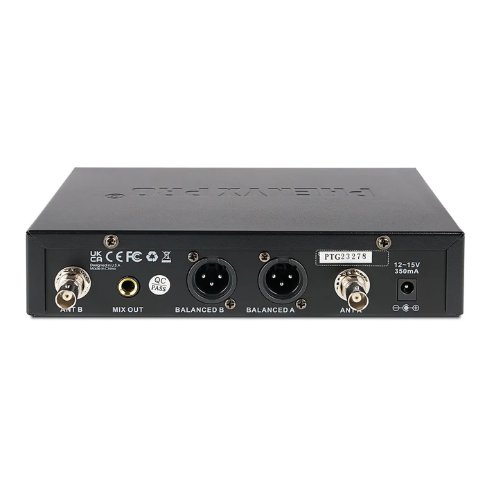 PTU-71-1H1B | Dual UHF Wireless Microphone System w/ Auto-Scan - Image 4