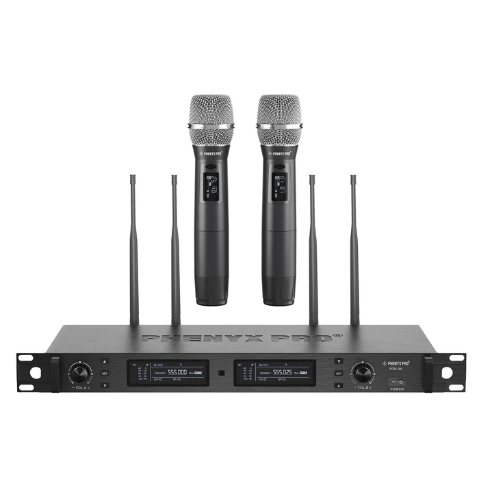 PTU-2U-2H | True Diversity Dual Wireless Microphone System